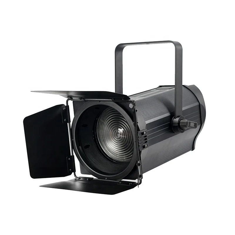 Hot Sale 300w Professional Bi-color 3200K+5600K Cooling Fan Noise 150w Warm+150w White Fresnel Lighting Zoom