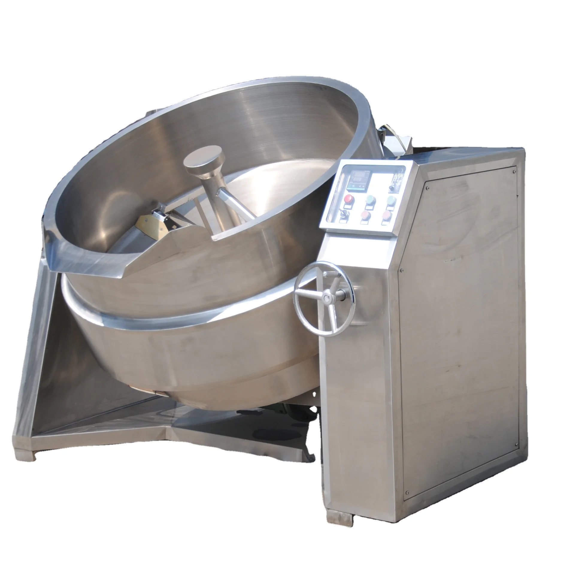 Cooking Pot With Mixer electric cooking jacketed kettles for fruit jam