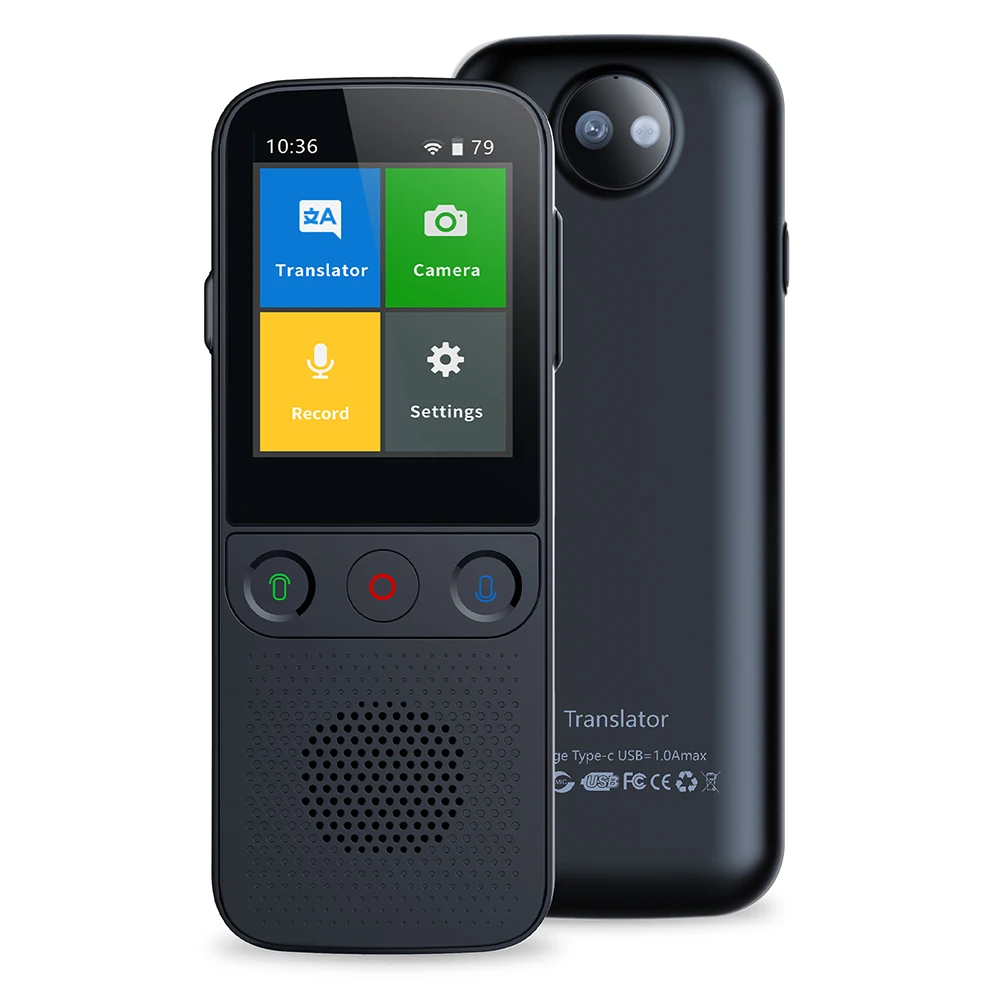 T10 Pro Instant Smart Two-Way Translation WiFi Connecte Support 137+ Online Languages Translation Translator