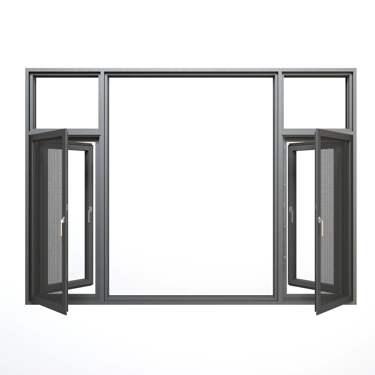 Good Quality Aluminum Glass Casement Windows For Heat And Sound Insulation house window glass design fenster