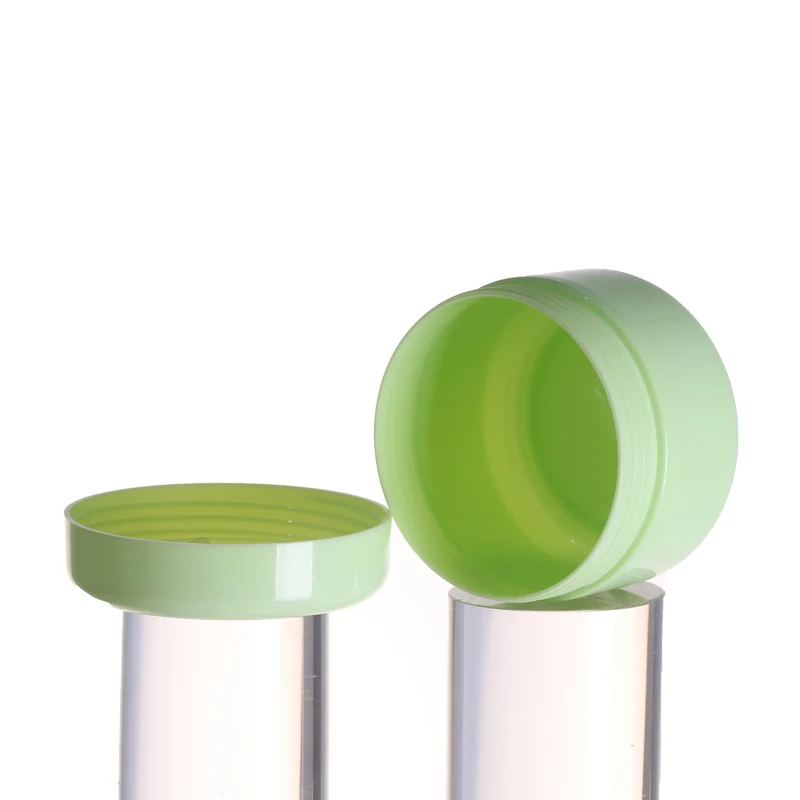 20g 30g 50g 100g 150g 250g custom skin care plastic round food empty black square jars