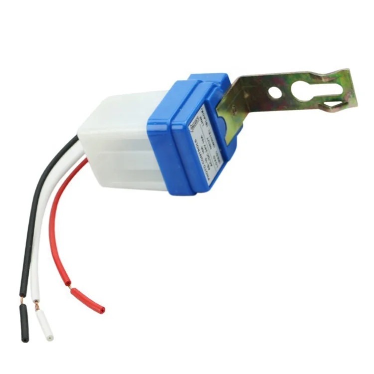 AS-10 10A Photoswitch Sensor Switch Auto On Off Photocell Street Light Control AC/DC 12V 24V 220V
