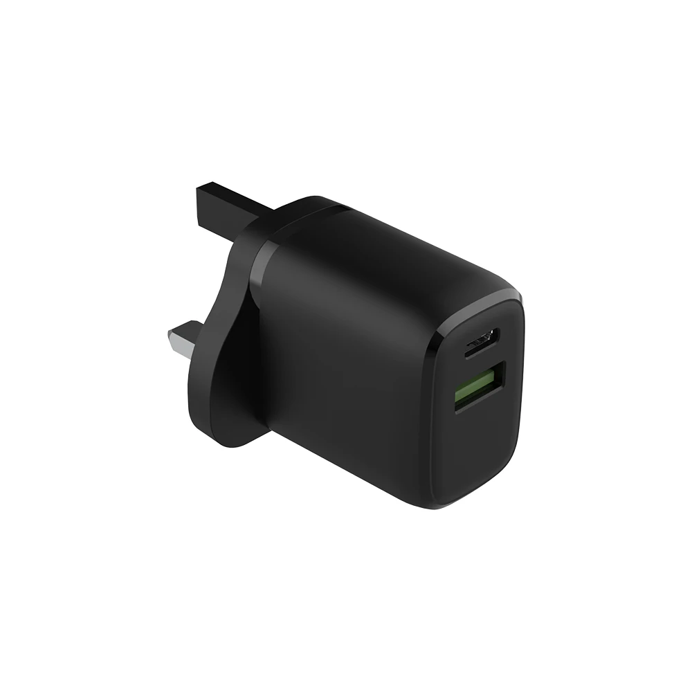 OEM 30W EU US KC CN Plug USB C A Dual Ports Output Fully Compatibility Quick Charge Protocol Smart IC Distribution Fast Charger