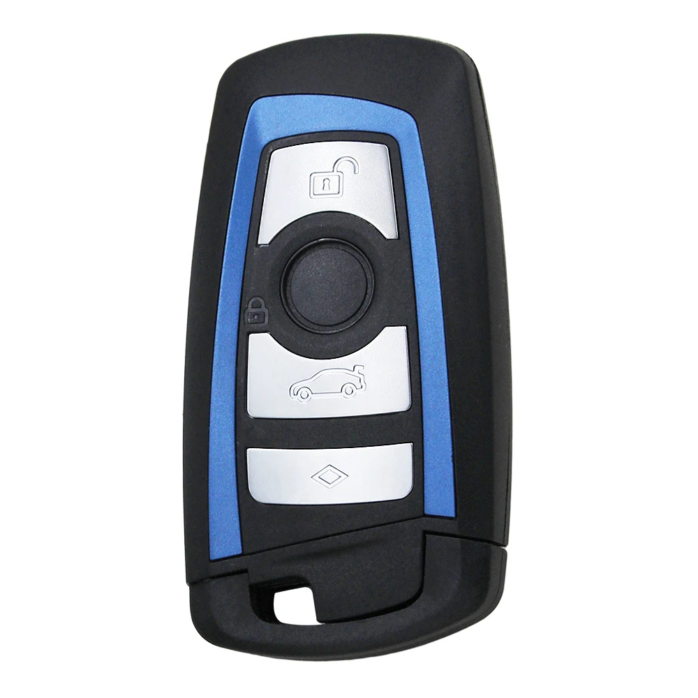 3/4B Replacement Smart Key Shell For BMW CAS4 F 3 5 7 Series E90 E92 E93 X5 F10 F20 F30 F40 Remote Car Key Shell 3 Colors