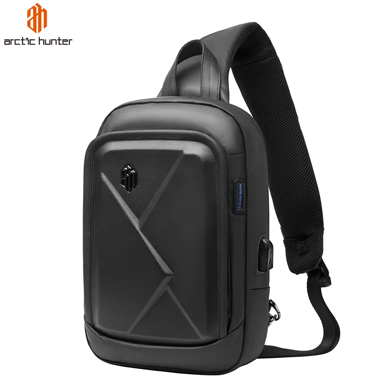 
Arctichunter Hard Shell Eva Man Bags Fashion Waterproof Crossbody Sling Bag Cellphone Crossbody Designer Men Chest Bag 
