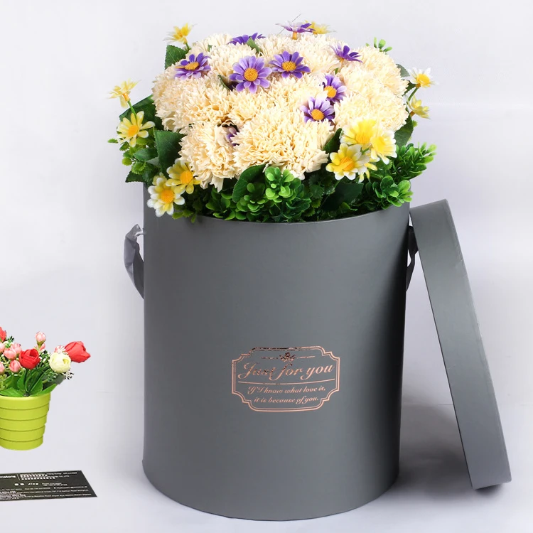 2021 Hot Sale Wholesale Custom Paper Flower Box Packing for  Rose Gift Box