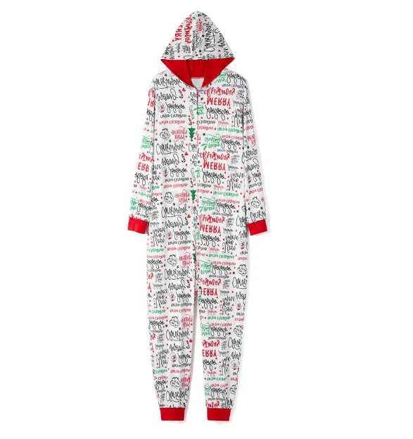 
Family Christmas Pajamas Winter Loungewear Set Long Sleeve Mommy and Me Sets 