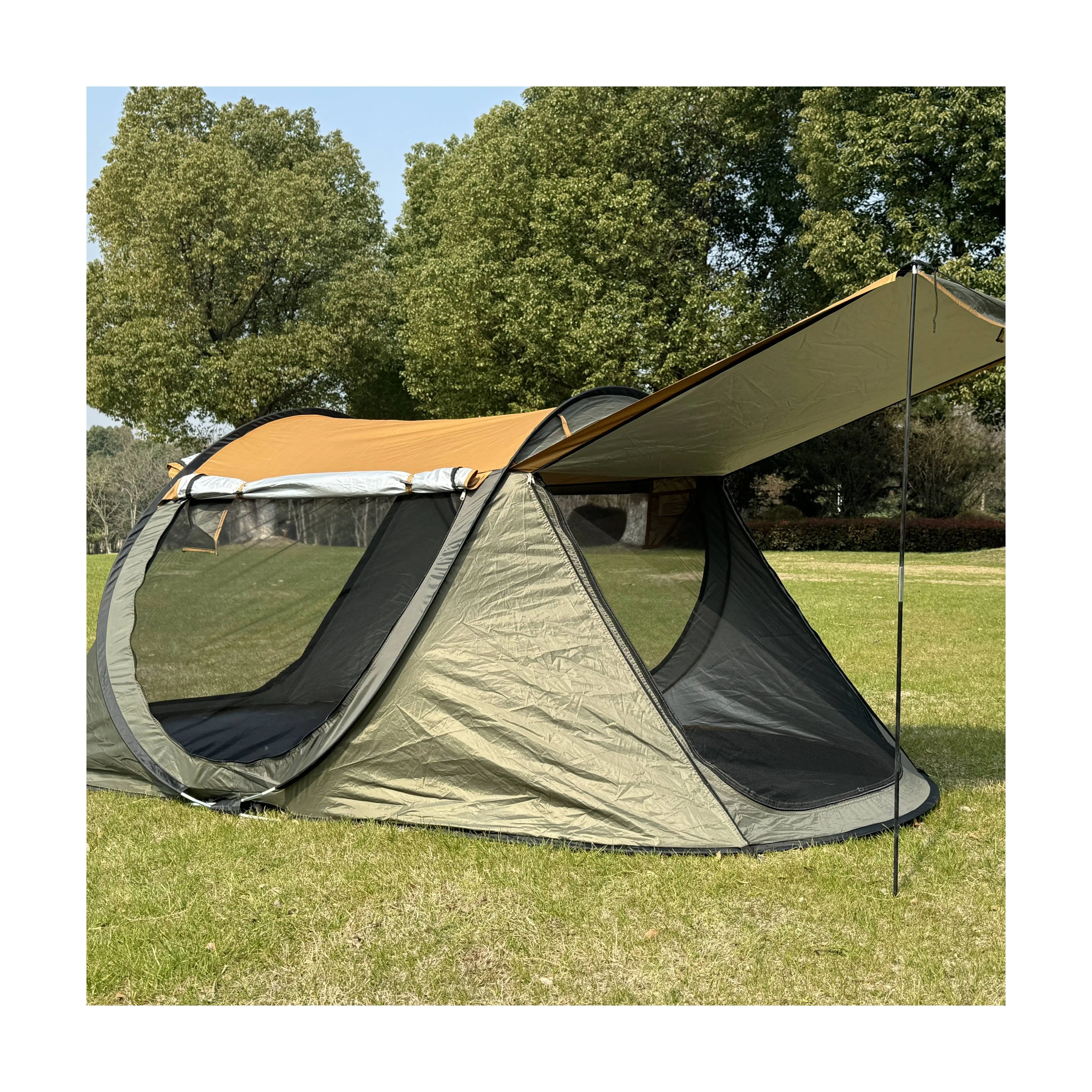 Boat Type Tent Outdoor Equipment Custom Pop-up Fully Automatic Fishing Portable Waterproof Camping Picnic Lightweight