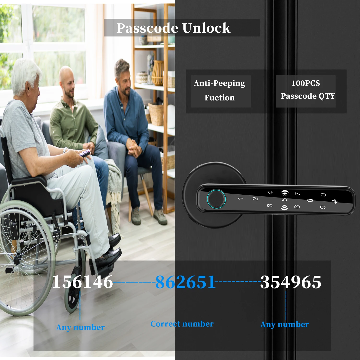 fingerprint wifi door lock system europe mortise tuya wifi door lock zinc alloy cerraduras stainless steel door handle locks