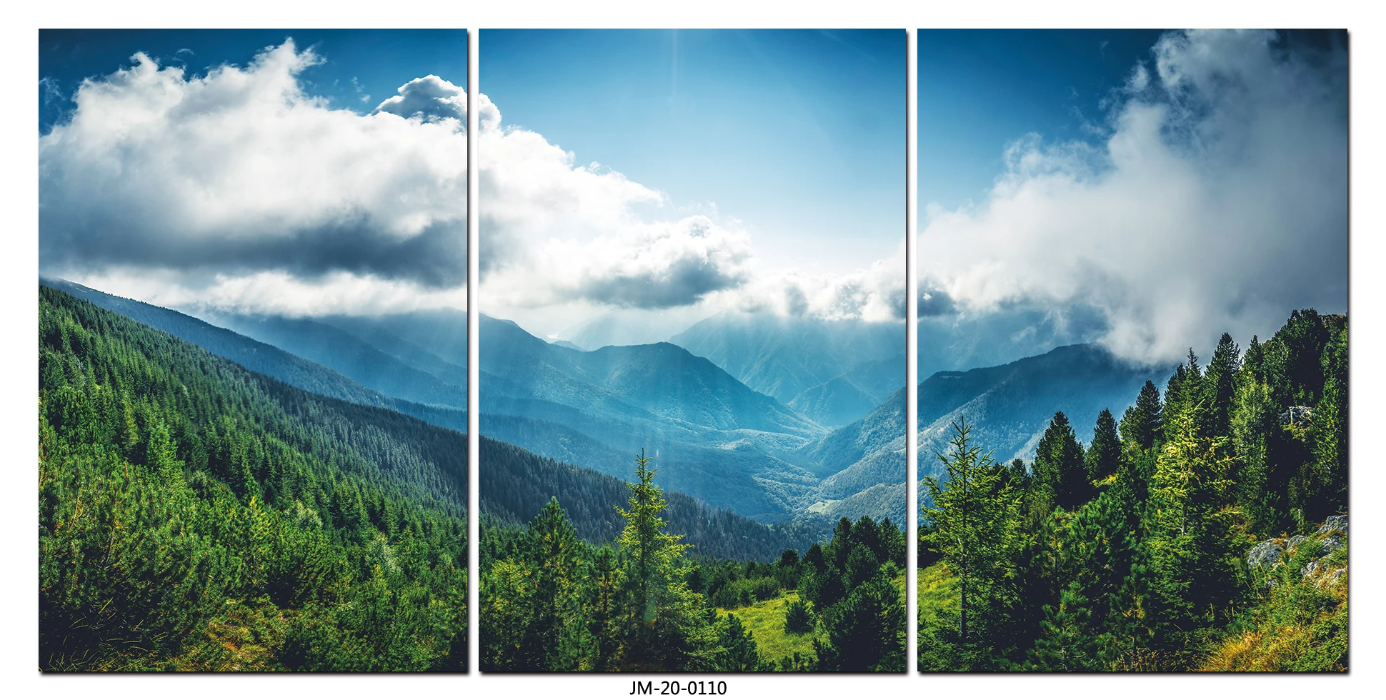 HD Mountains and Water Fall Acrylic Wall Art Decorative Painting Digital Painting Photo Gallery Office Living Room Sunset