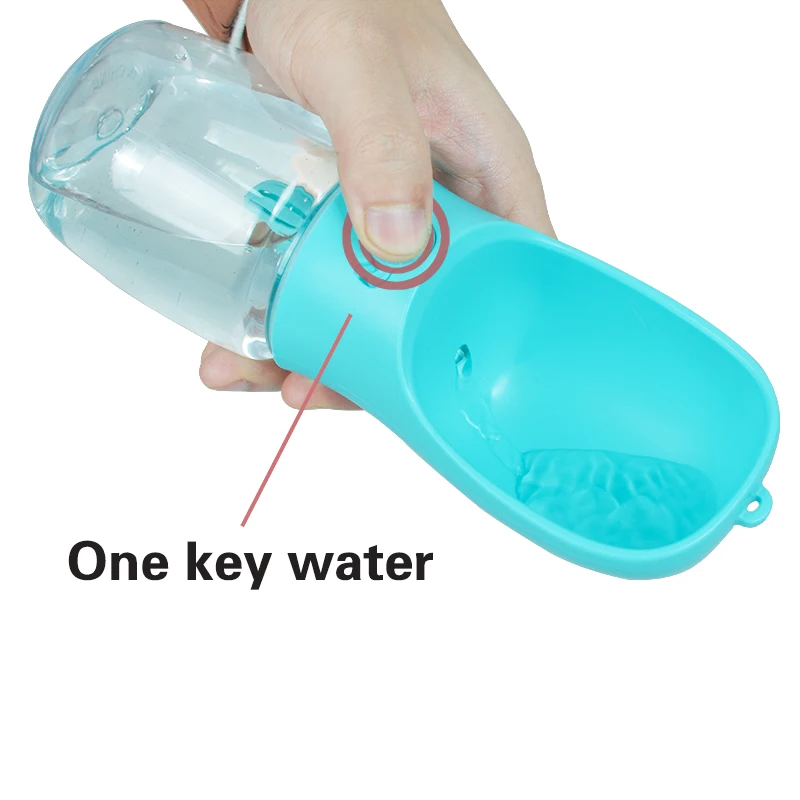 Manufacturer wholesale cheap filter portable dog pet water bottle for outdoor use