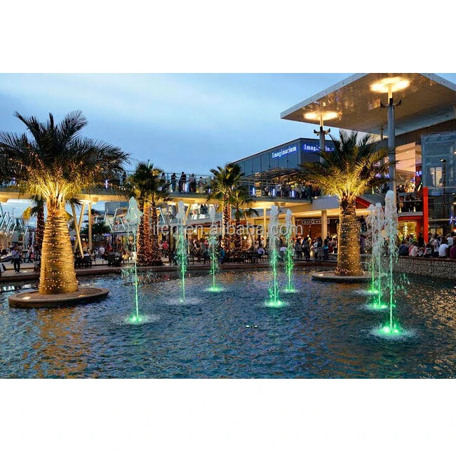 the latest variable speed programmable DC24V garden plaza small music fountain  floor fountain