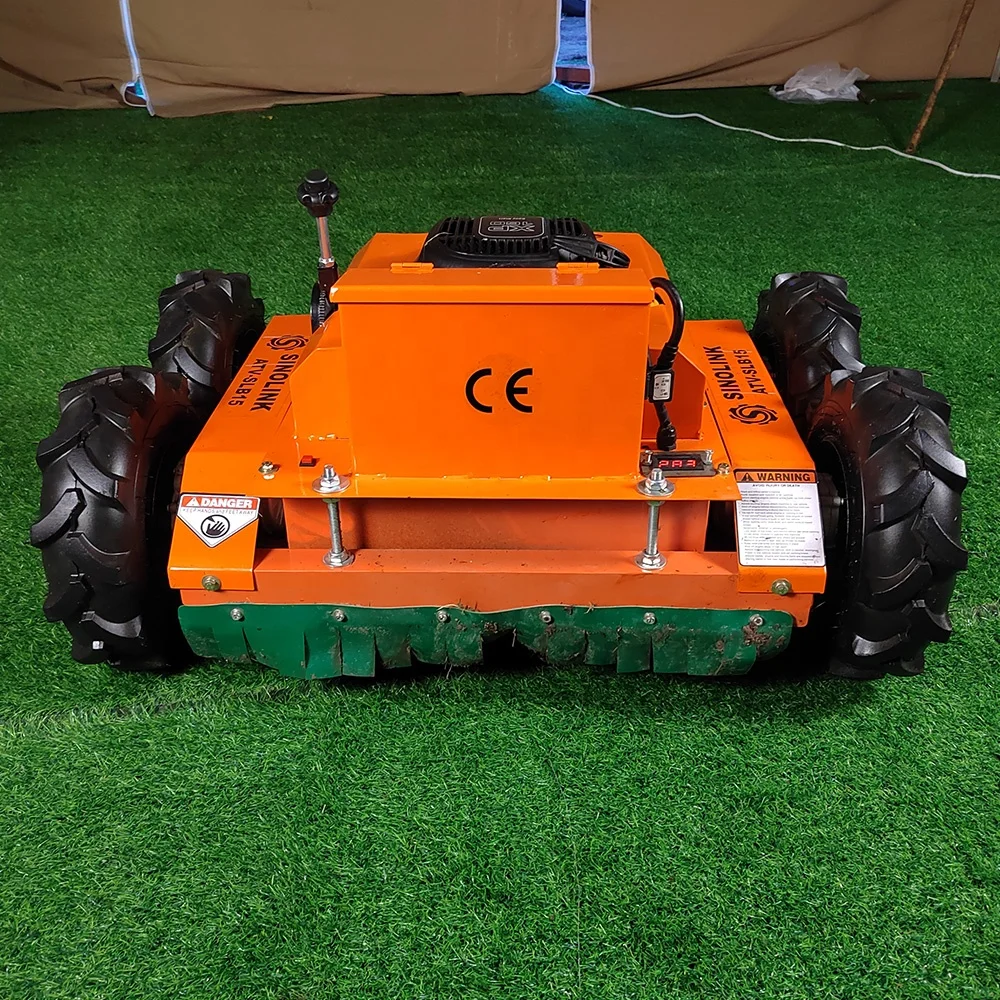 Sinolink 2021 New design Home Use Professional Technology Battery Remote Control Lawn Mower Robot for Garden and Farm