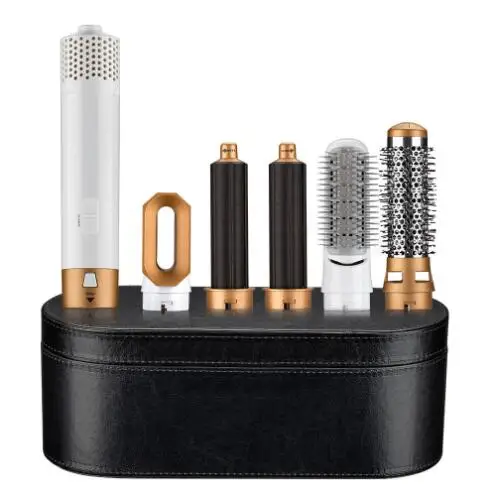 5 in 1 Professional Hair Styling Blow Tools Set Hair Dryer Brush Straightener Hot Comb heatless Hair Curler for Home Salon