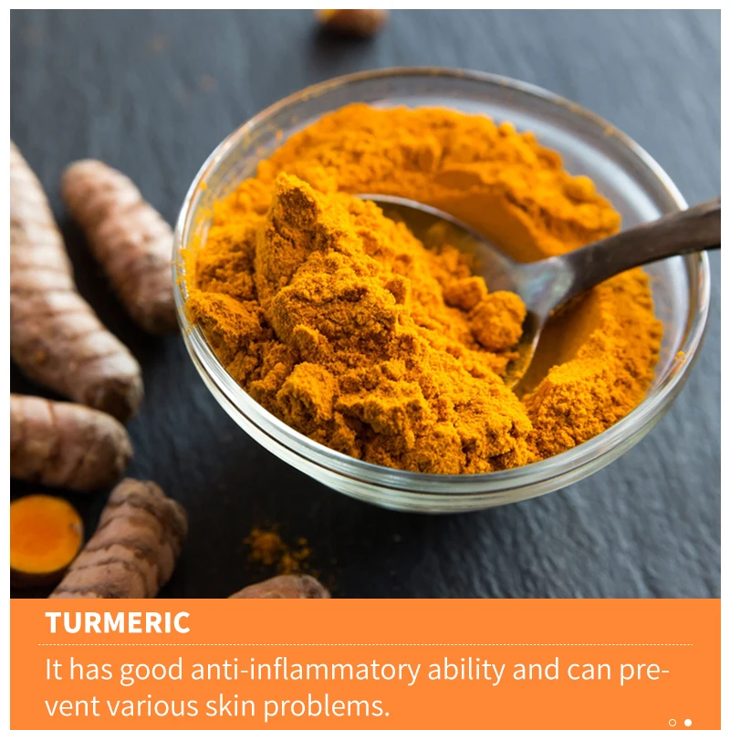 Private Label Organic Turmeric Natural Face Serum Anti Aging Dry Fine Lines Repair Damaged Skin Care Facial Vitamin C Serum
