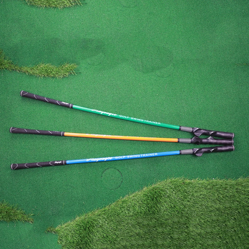 PLAYEAGLE Golf Training Aids Outdoor Sports Entertainment Double Grips Stick Golf Swing Trainer