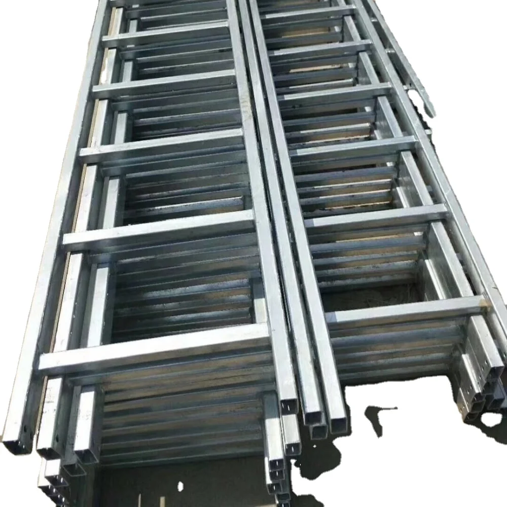OEM construction Plated HDG Scaffolding Steel Ladder Beam Ladder construction ladder