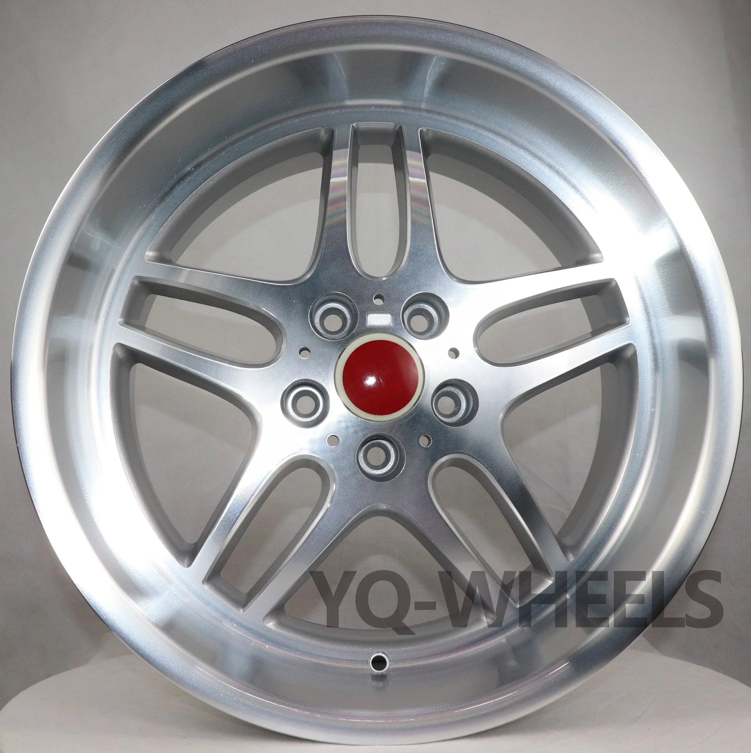 Deep Lip 19 inch Staggered 5 holes 5X120 Concave Silver Alloy Old Car Wheels Rim For BMW M3 M5 E60 18 inch