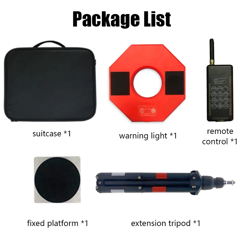 Portable traffic accident scene anti collision warning recording wireless work zone intrusion sound light alarm system