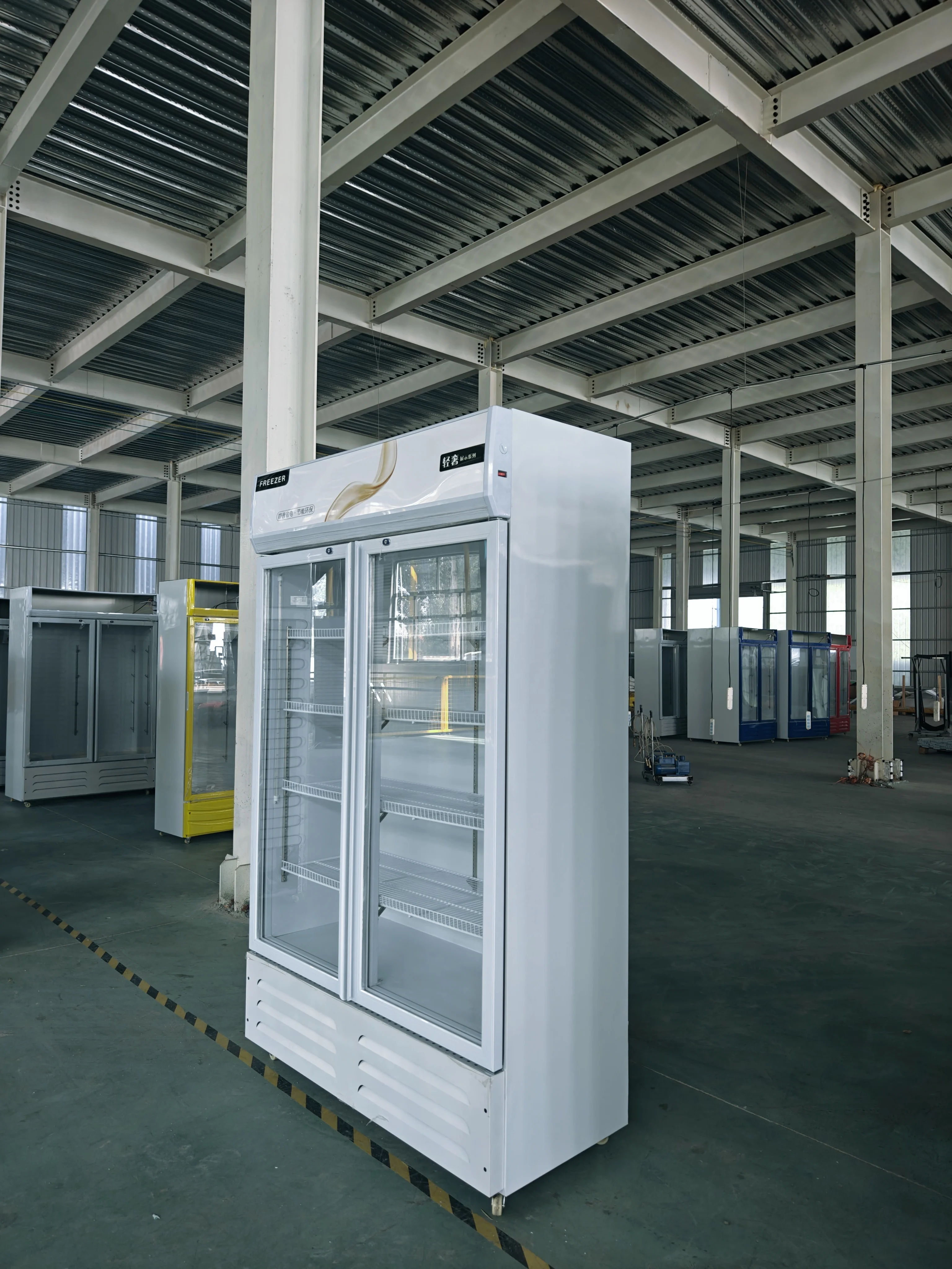 Factory Promoted type Commercial bottle cooler Beer chiller Beverage display refrigerator Double door Drinks cooler