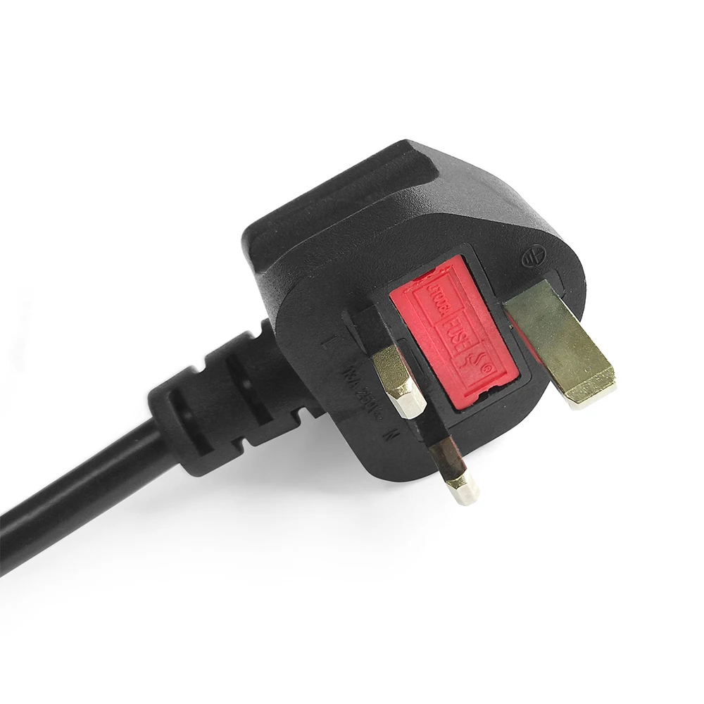 Высокое качество OEM uk plug uk штекер зарядного устройства 3-контактный штекер для бытовой техники