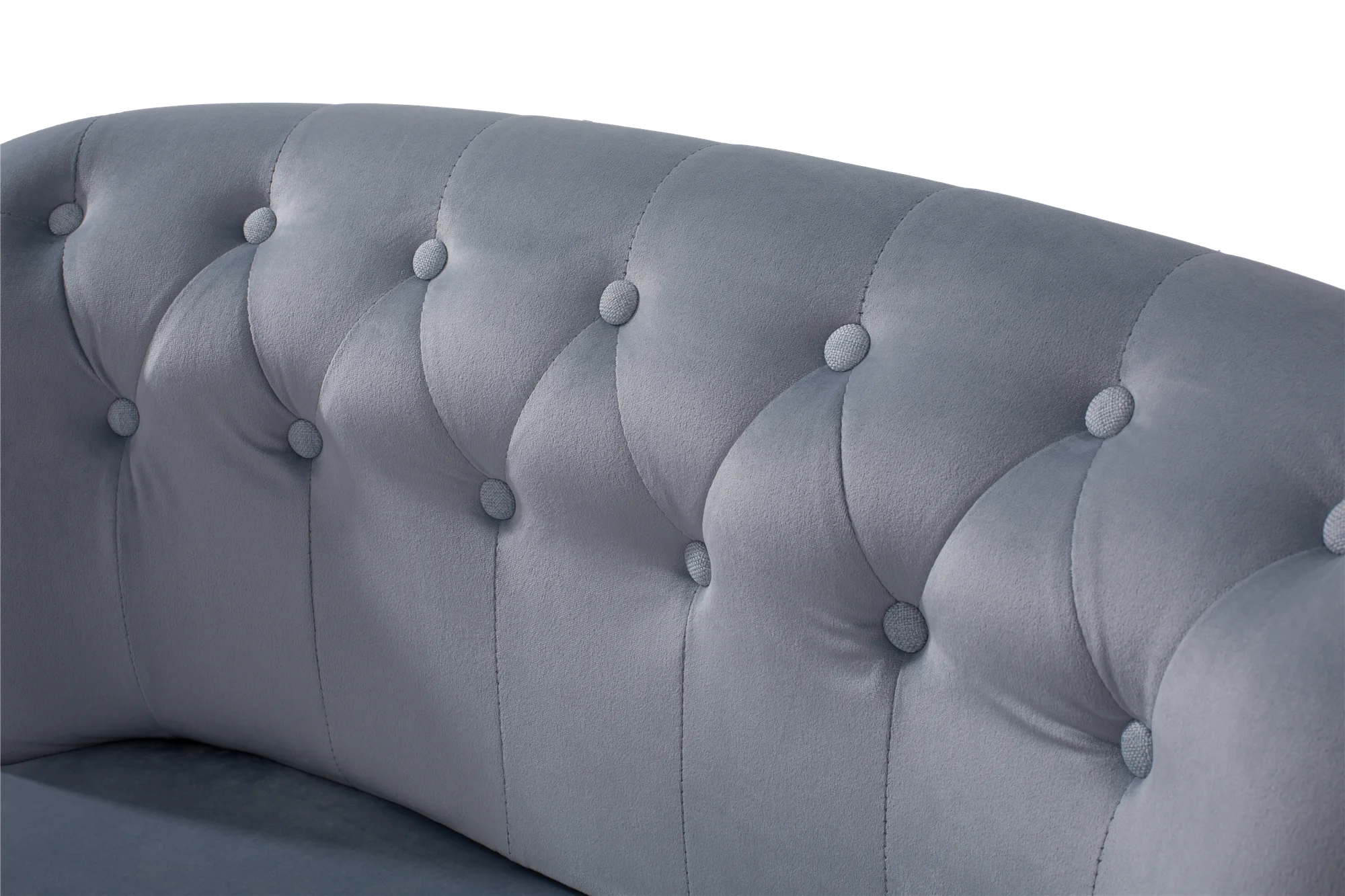 Nisco Living Room Design Velvet Single Seat loveseat Sofa Without Armchair