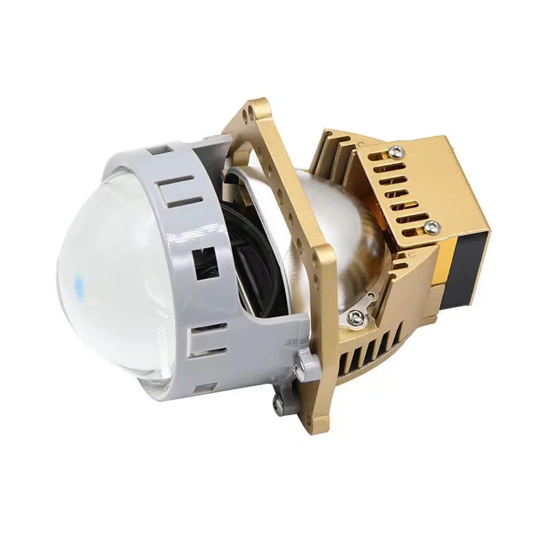 Hot sale 3 Inches LED Projector lens 100W 10000LM 6500k Plug and play with high low beam Headlight retrofit kit for automobile