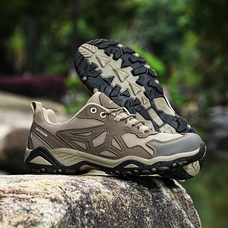New styles Outdoor Breathable Hiking Shoes Camping Walking shoes men women Trekking Sneakers