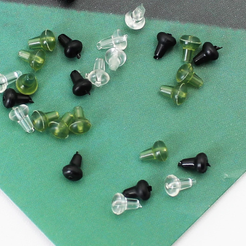 Крючок с бусинами для ловли карпа рыболовные аксессуары стопор прозрачный зеленый черный волосы снаряжение