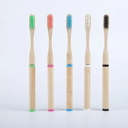 Eco-friendly Nano Bamboo Toothbrush for Adult Super Soft Biodegradable Nano Teeth Brush