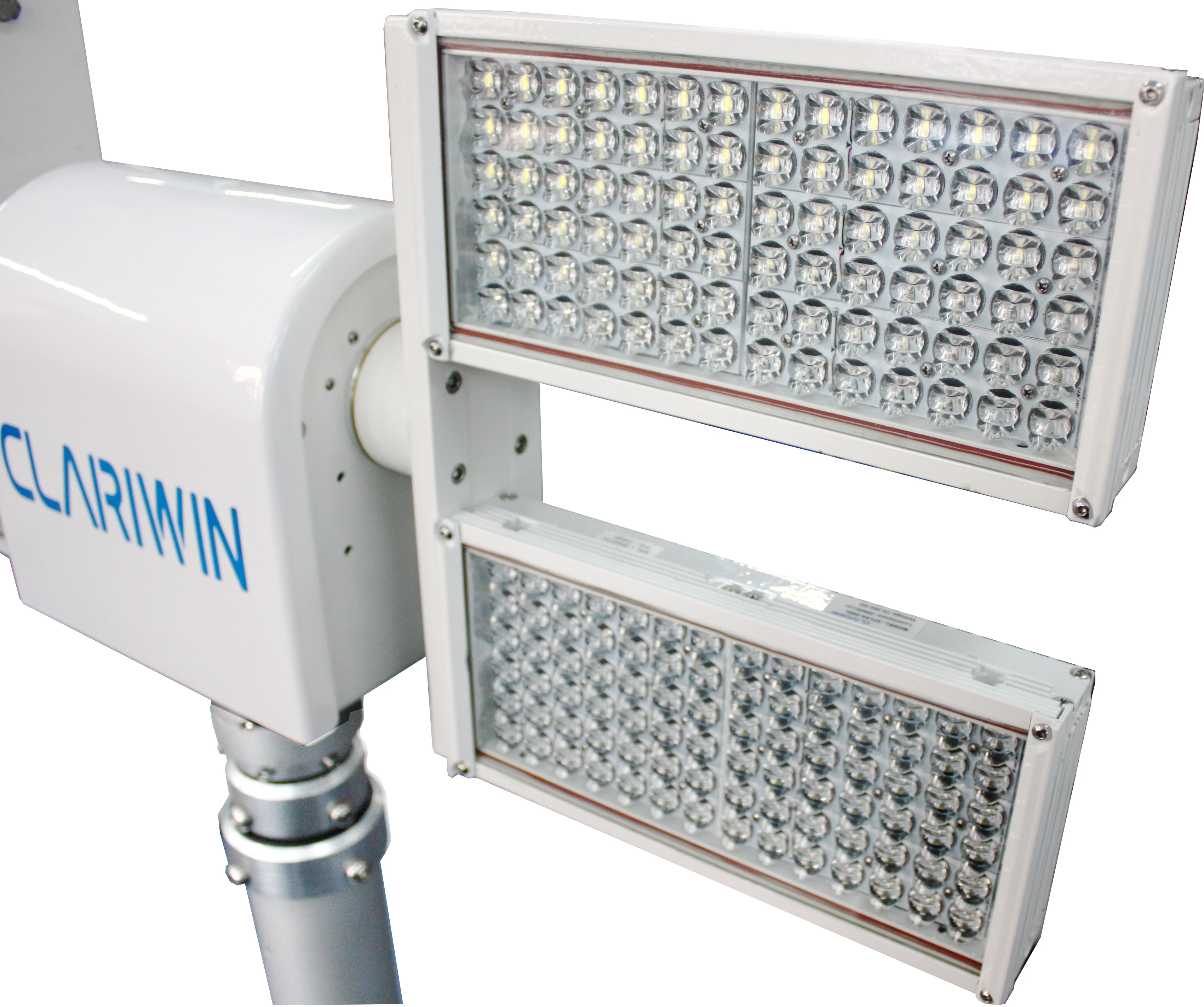 Pneumatic telescopic mast emergency led light tower