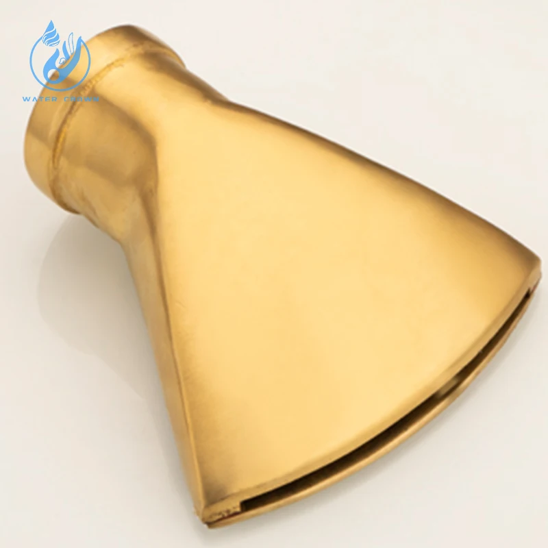 Water Crown Stainless Steel Brass Fan Nozzle Durable Pool Fountain Accessory for Swimming Pools and Fountains Garden Decoration