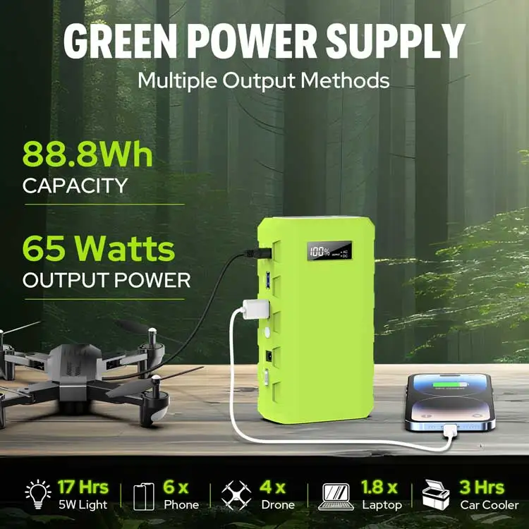 ROHS FCC High Capacity DC Input 3 USB Output 24000mAh Power Bank Mobile Phone Charger 50000 mah Powerbank for mobile phone