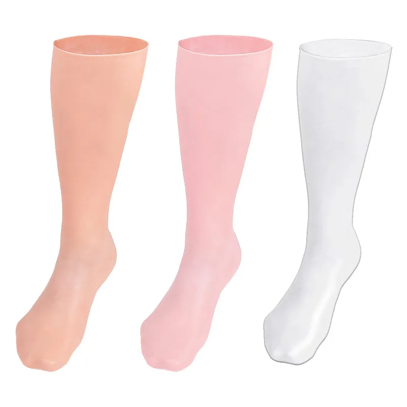 Anti Slip Silicone Moisturizing Socks for Women Men Foot Spa Gel Silicone Socks for Repairing Dry Feet Softening Rough Skin