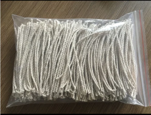 Hot selling Universal Gasoline Lighter cotton core nucleo de algodon para fosforera lighter Accessories wick mecha customized