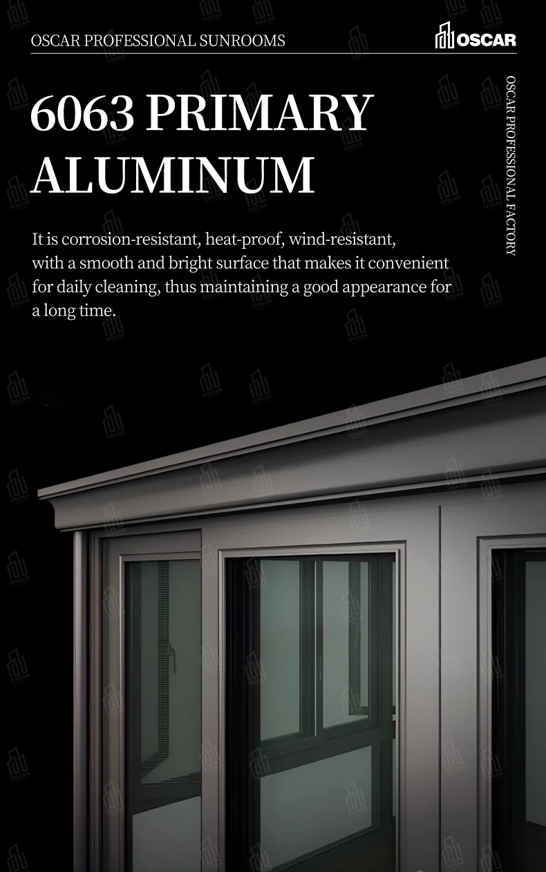 Garden Restaurant Aluminum Alloy Sunroom Decor