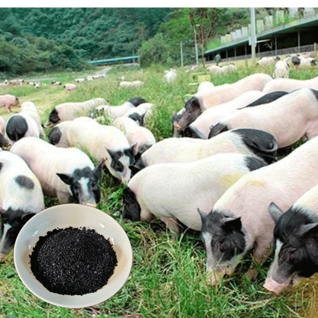 Feed Grade Antibiotic animal feed additive cattle feed super sodium humat for animal healthy & growth