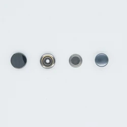 Custom High Quality Curved Surface Plating Jacket Coat Wholesale Metal Snap Button