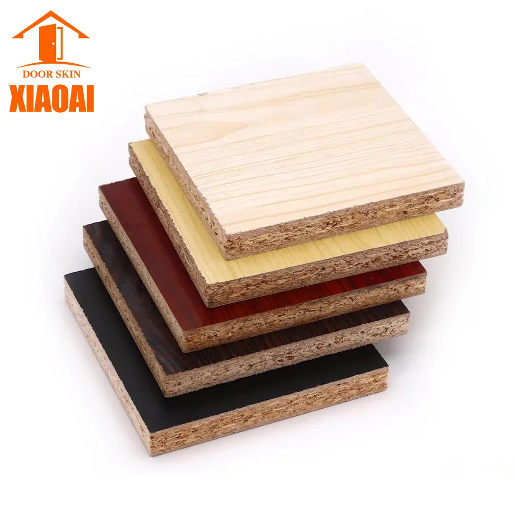 12mm 15 mm 18mm 4x8ft Melamine Chipboard/Particle Board/Flakeboard/E0 E1 Carb P2 Finished Wood Material for Indoor Furniture