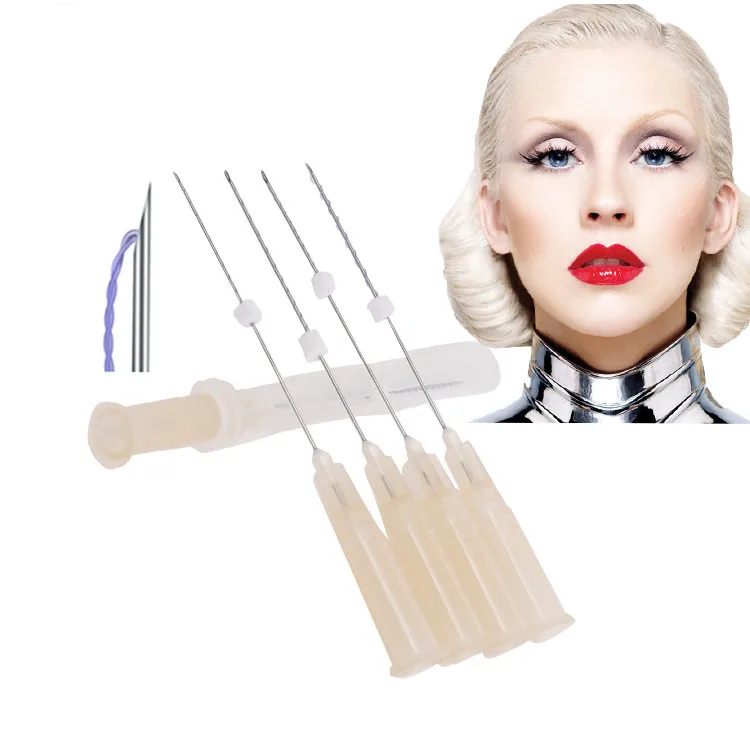 
Korea manufactory made suture reborn PDO PLLA PCL 27G 50mm tornado thread llifting hilos for face 