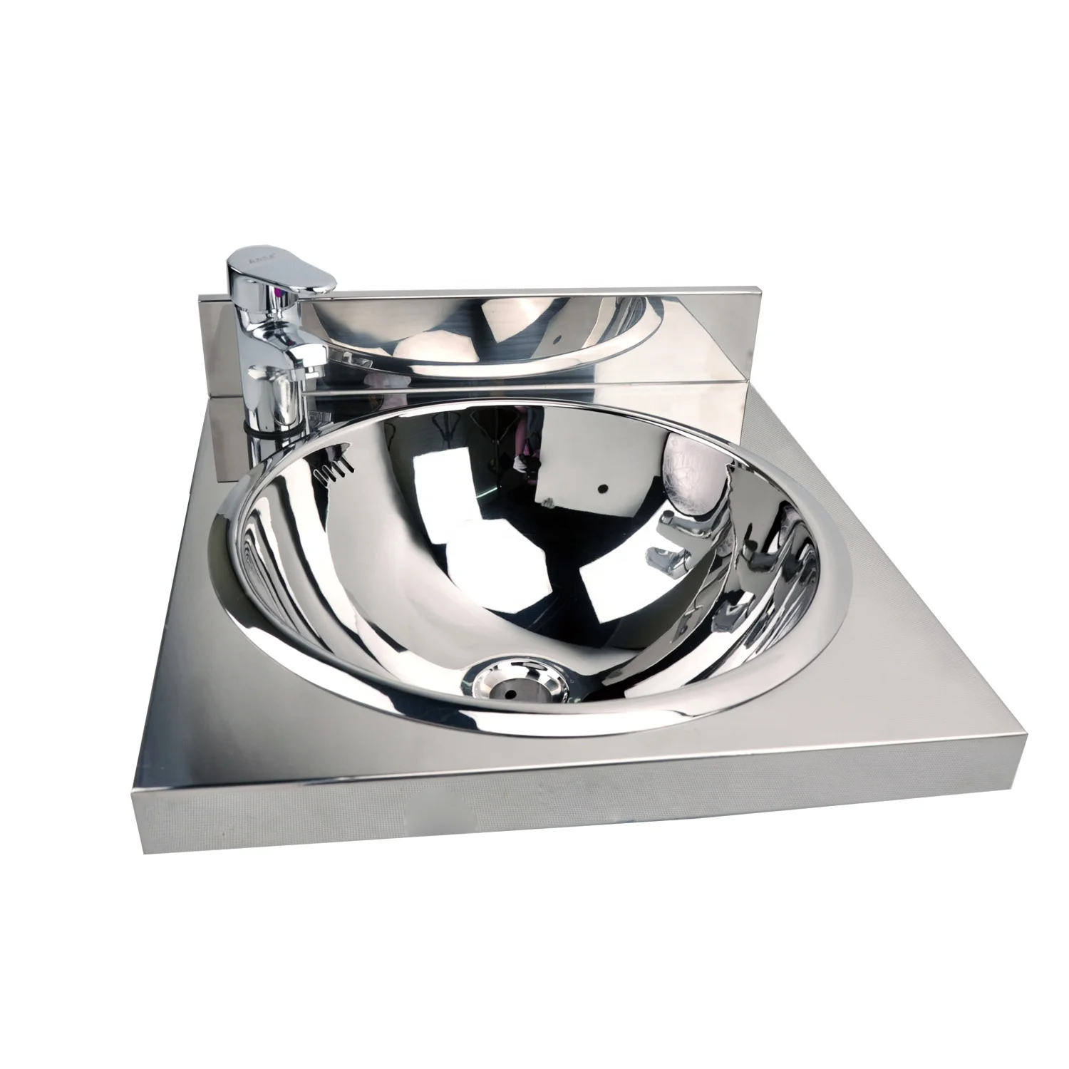 
New Style Project Use Stainless Steel 304 Square Hand Wash Basin 