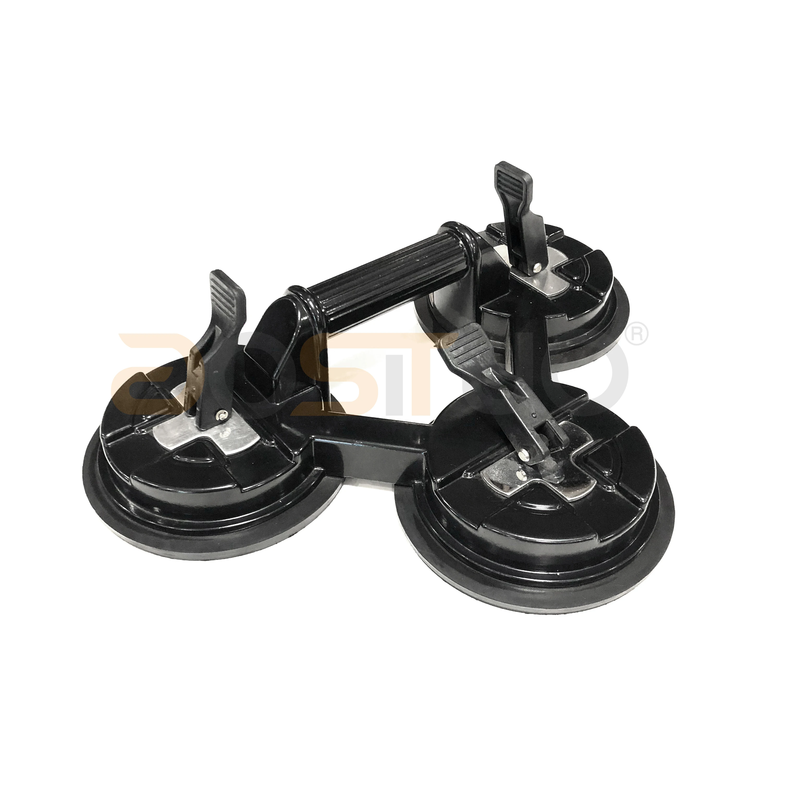Super Power Aluminum Alloy Hand Tool Four Pads Pump Suction Glass Lifting Vacuum Sucker Suction Cup for Glass