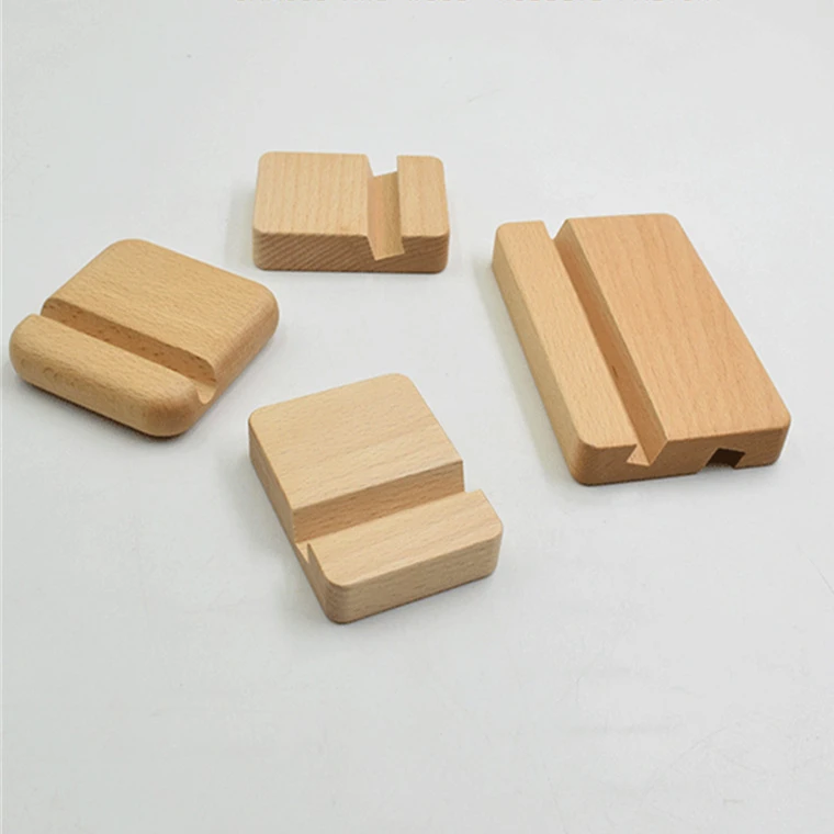 Genuine Bamboo Wood Case Handmade mobile phone stand for iphone 11 pro Eco friendly Wooden stand holder