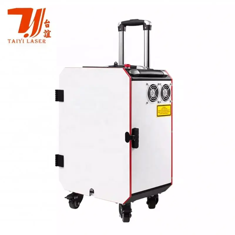 Canton Fair Promotion MINI Handheld  Fiber Laser Cleaning Laser Rust Removal Machine for Boat