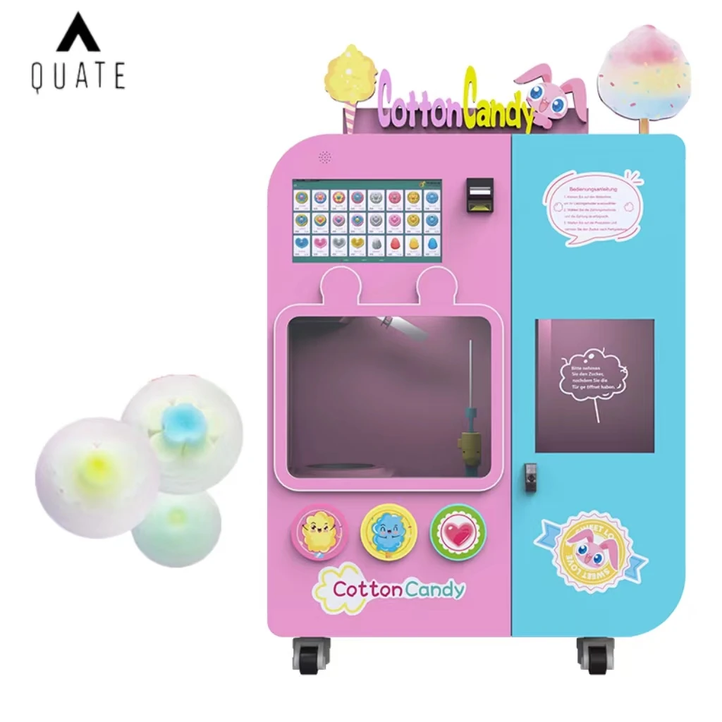 Automatic Cotton Candy Vending Machine Full Automatic Cotton Candy Machine