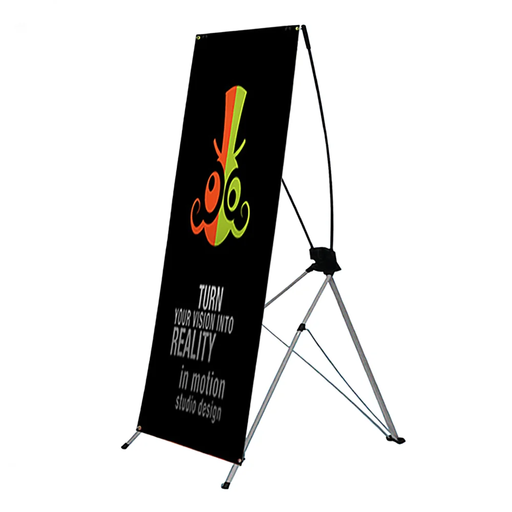 Trade Show Low Price Mobile Portable X Stand Roll Retractable Vinyl Pull Up Banner