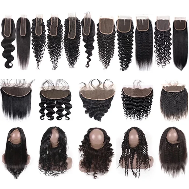 
Wholesale 13x6 Ear To Ear Lace Frontal Raw Virgin Hair Swiss Lace Free Part Natural Color Remy Hair Lace Frontal Vendor 