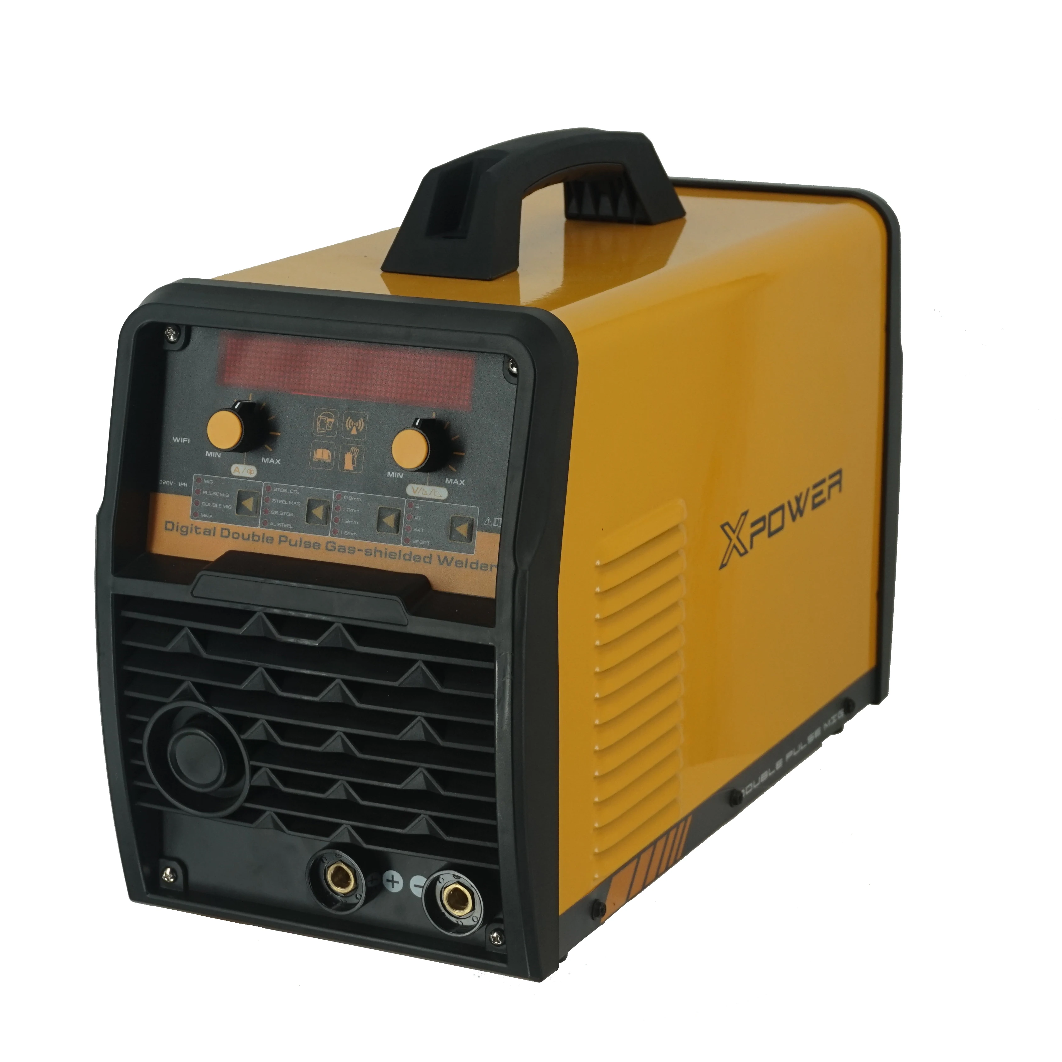 inverter arc mig dual functional double pulse portable spot welding machine