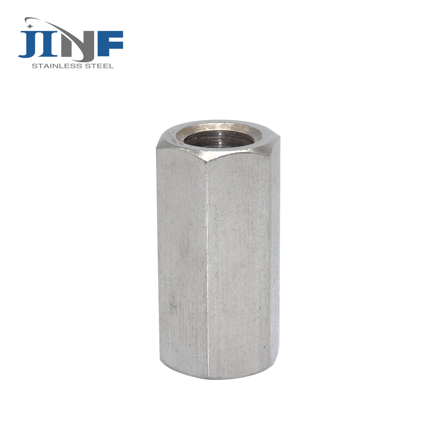 Stainless Steel 304 316 Long Hex Nut DIN6334 Coupling Nut