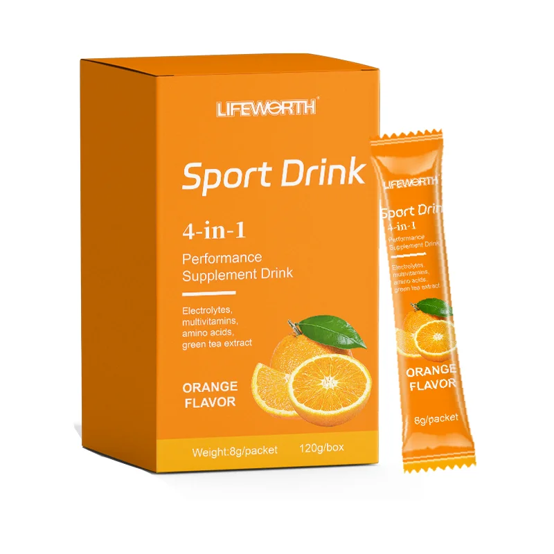 LIFEWORTH orange herbal energy drink for women energy ginseng bag